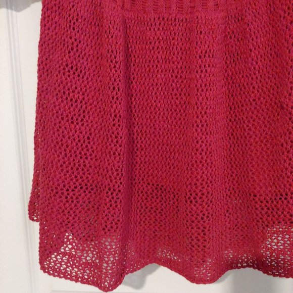 Sundance Womens Red Knit Lined Knee Length Dress 3/4 Sleeve Small - Picture 5 of 16